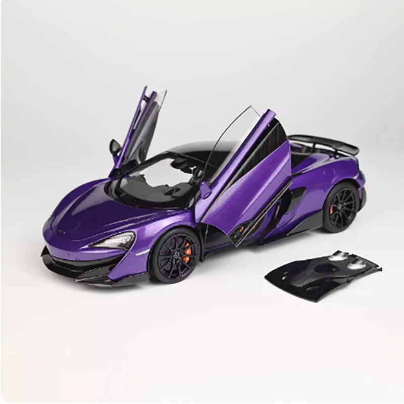 LCD limited edition 1:18 600LT rear cover scissor door alloy fully open simulation car model