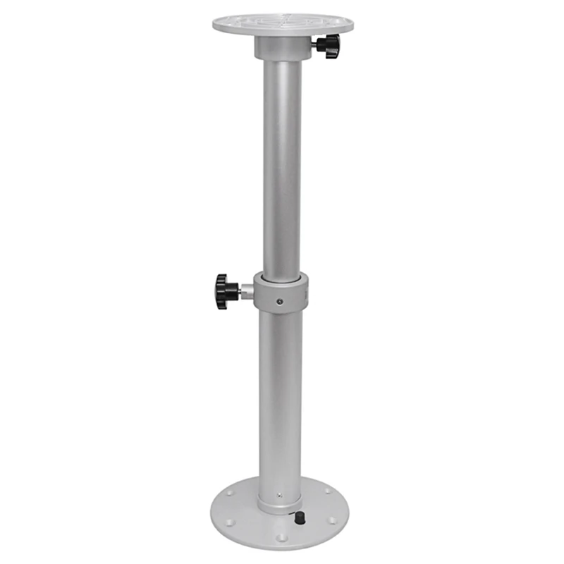 Detachable Table Base Stand Leg Base Aluminum Alloy Table Base For RV Boat Yacht Silver White