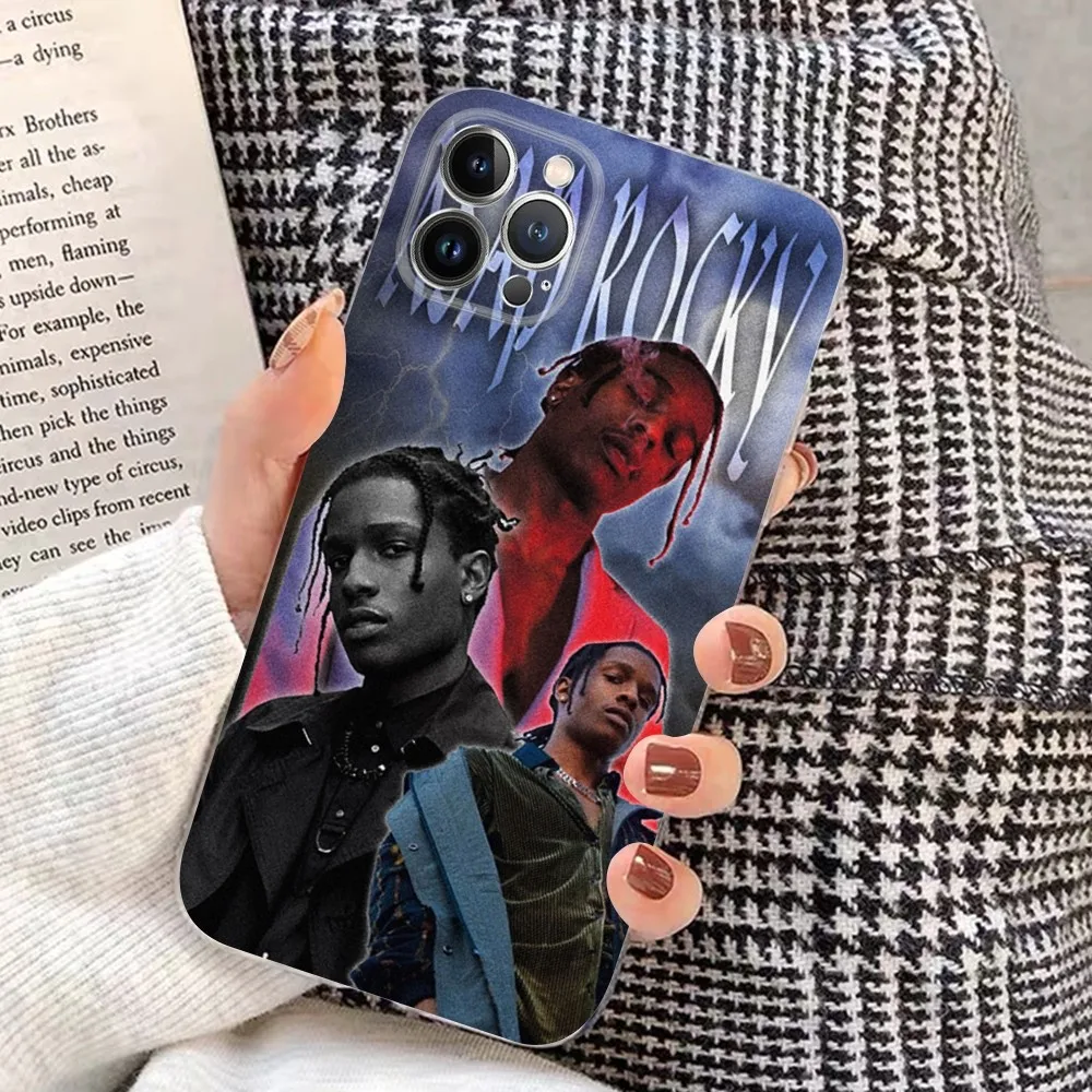 Singer A-Asap Rocky Phone Case For iPhone 16 15 14 13 12 Mini 11 Pro XS Max X XR SE 6 7 8 Plus Soft Silicone Cover