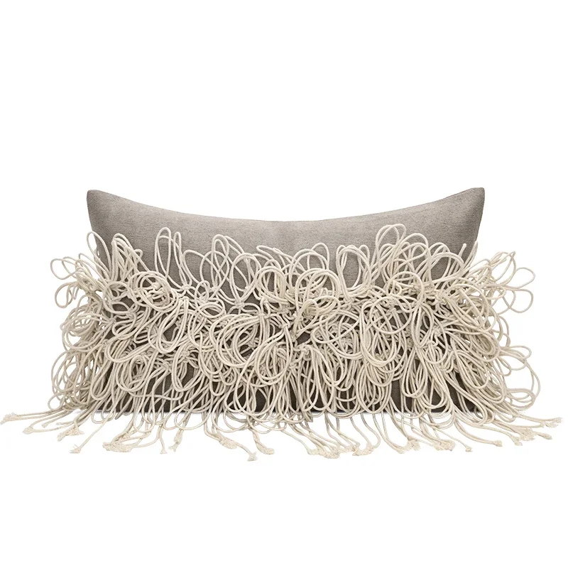 Cushion cover decorative home throw pillow cover beige sofa pillowcase, convenient, comfortable and durable