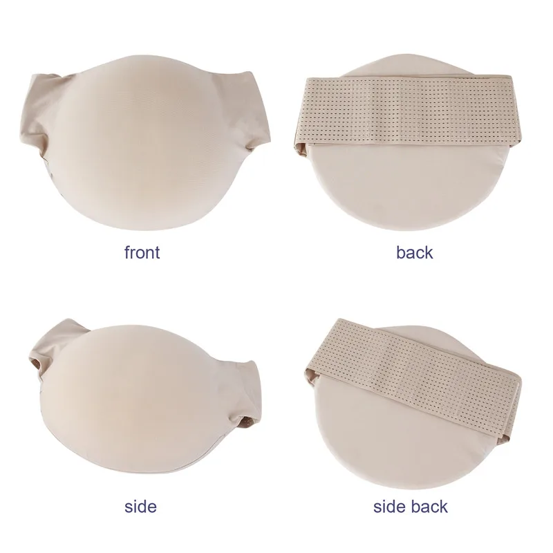 Professional 6069 Fake Pregnancy Belly Prop - Silicone Light Cotton Memory Foam Unisex Transformation Belly