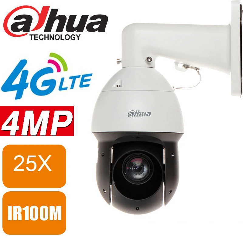 Original dahua mutil language PTZ Camera SD49425GB-HNR 4MP 4K 25x  Starlight IR PTZ AI Network Camera