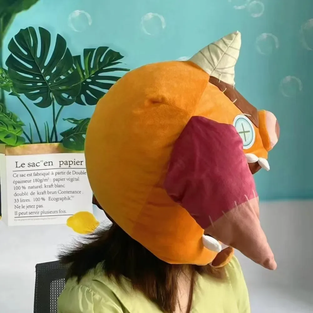 Zelda Game Surrounding Plush Hats, Funny Link Pig Head, Halloween Headgear Props