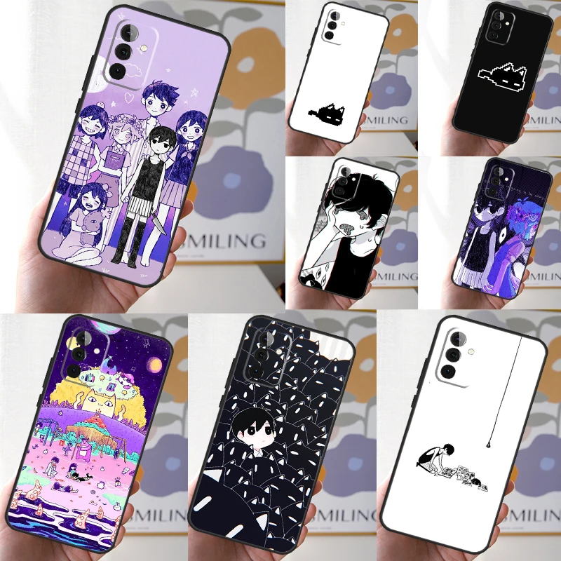 Omori Game Fanart Phone Case For Samsung Galaxy A34 A54 A14 A53 A33 A13 A12 A32 A52 A15 A25 A35 A55 A71 A51