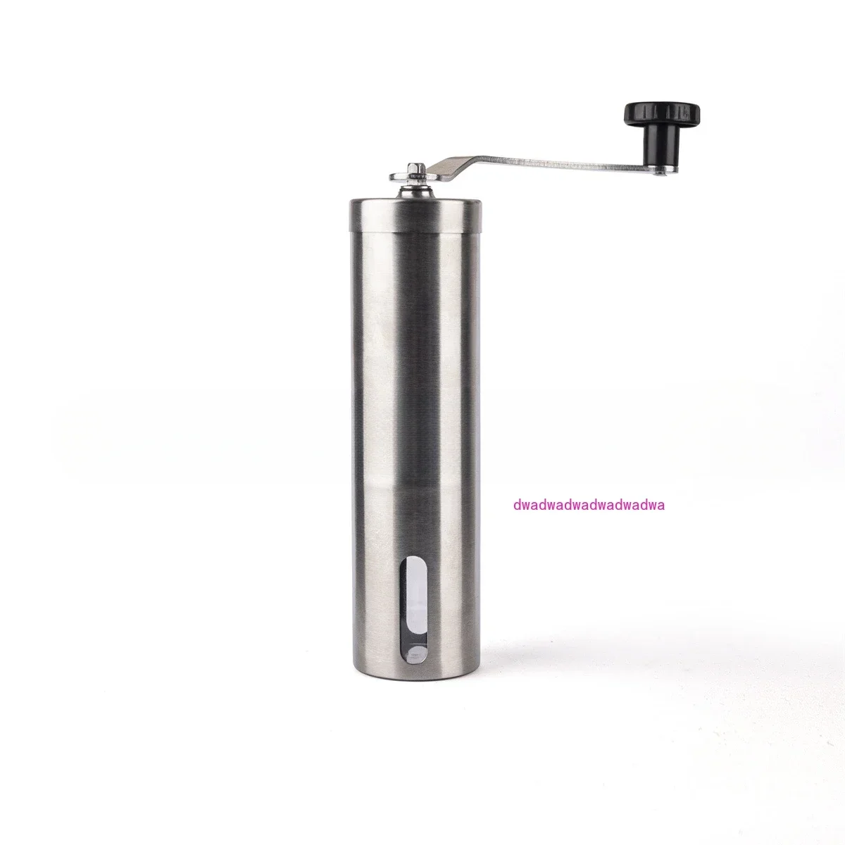 Portable 304 stainless steel hand crank coffee grinder ceramic grinding core