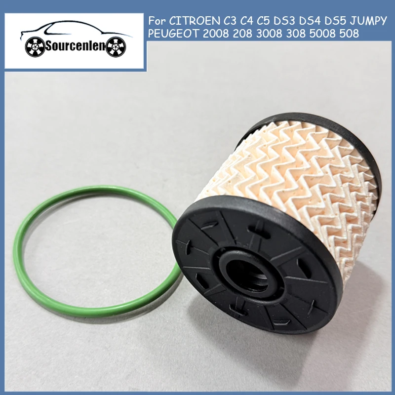 

Diesel Filter For CITROEN C3 C4 C5 DS3 DS4 DS5 JUMPY PEUGEOT 2008 208 3008 308 5008 508 9801366680 3646465