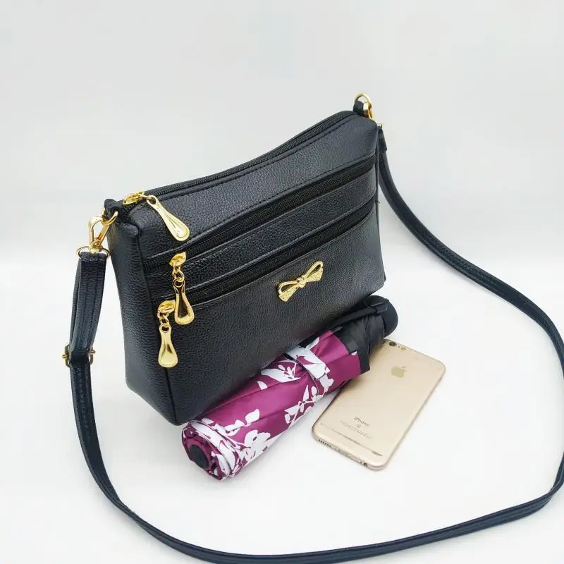 Women's Square Bag Shoulder Bags New Fashion Middle Aged Mom Crossbody Bags Small Square Bag Leisure Versatile Zipper Bags ﻿