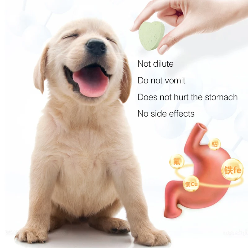 Pet Trace Element Tablets 150 Tablets Dog Calcium Tablets Teddy Puppies Anorexia Anti-feces Nutritional Health Products