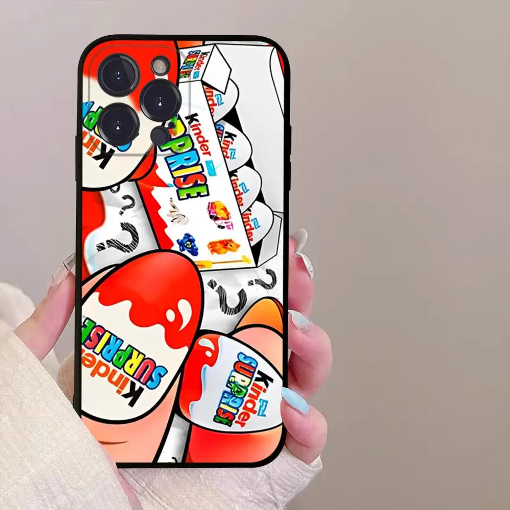 Trolly Egg KINDER JOY Surprise Phone Case for iPhone 15 8 7 6 6S Plus X SE 2020 XR XS 14 11 12 13 Mini Pro Max Mobile Case