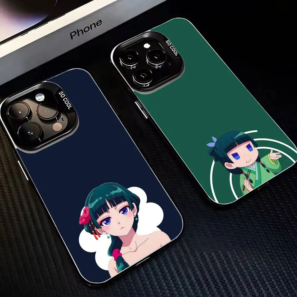 

The A-Apothecary Diaries Phone Case For iPhone17,16,15,14,13,12,11 Plus,Pro Max Black Matte Shockproof Cover