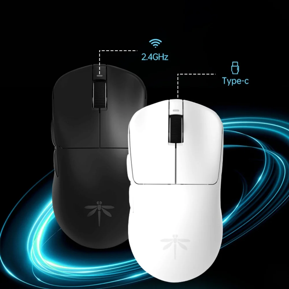 Imagem -05 - Vgn-dragonfly Mouse para Jogos sem Fio f1 Moba Pro Max Gamer Leve 2.4g Tipo-c Modo Bateria Longa Ratos Presentes