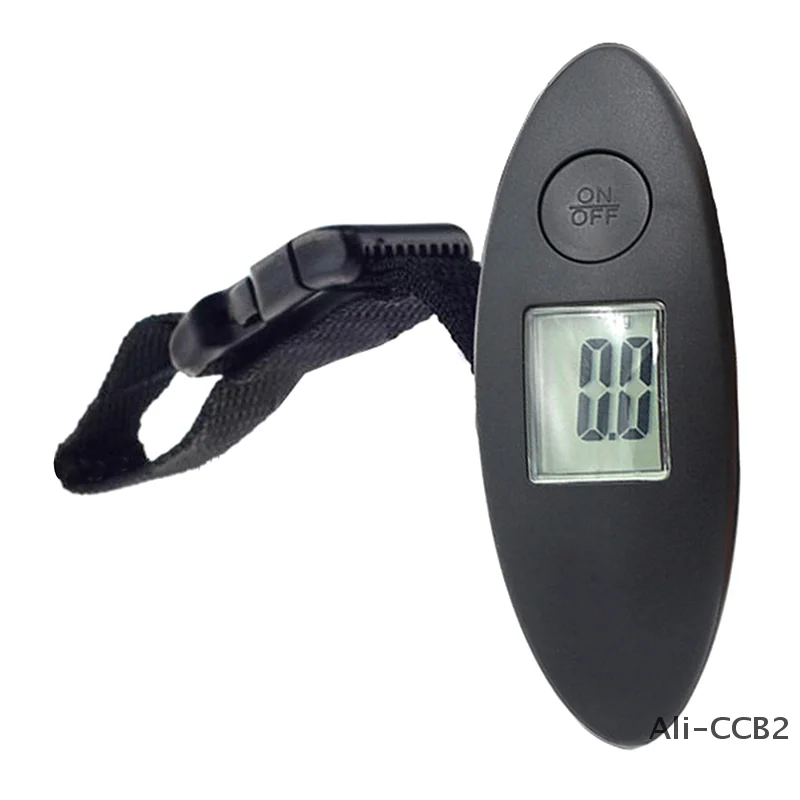 

Precision Portable Digital Hanging Luggage Scale Suitcase Bag Weight Conversion Travel Black Portable Electronic Handheld