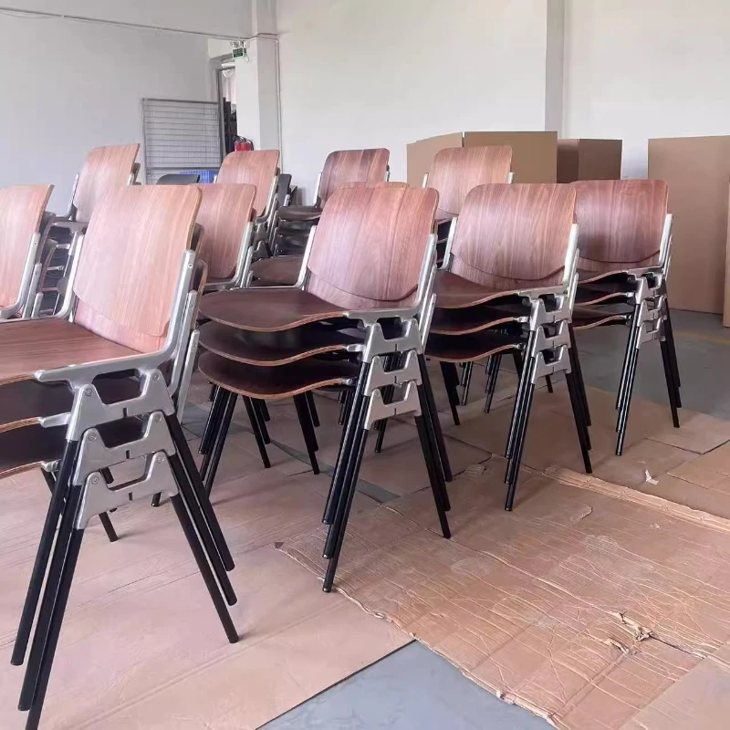 كراسي مريحة متينة مسبقًا من الفولاذ المقاوم للصدأ، كراسي طعام ذات ظهر ممتاز، أثاث مريح ومتين لغرفة الطعام