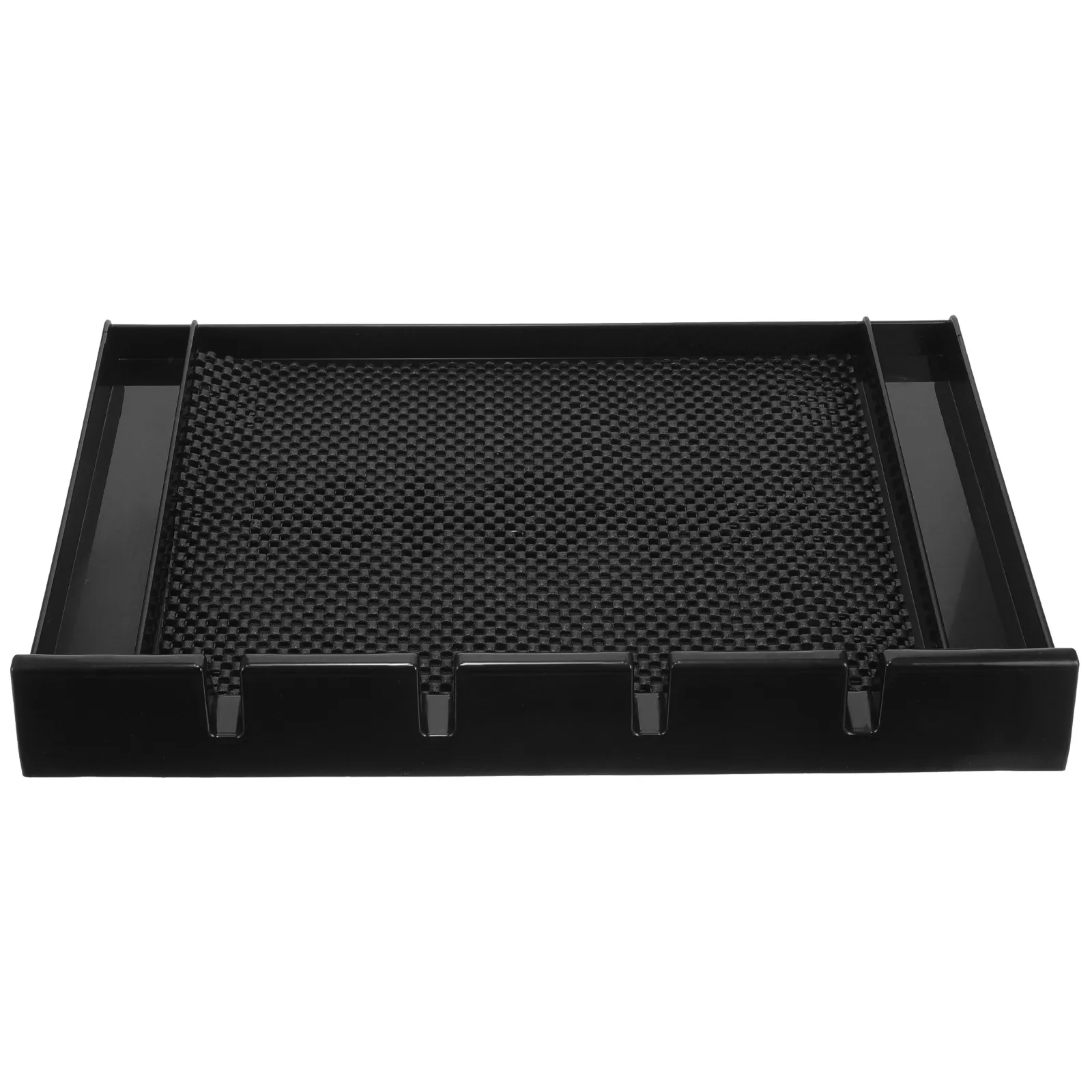Barber Clipper Tray Heavy Duty Styling Tool Organizer for Clippers Scissors Brushes Razor Holder Barbershop Station Mat Hair
