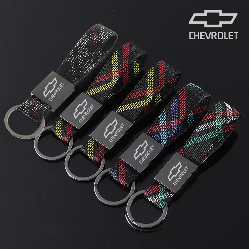 Universal Keyring Car Brand Key Chain Pendant For Chevrolet AVEO Blazer BOLT CAPTIVA Cobalt EQUINOX IMPALA LACETTI SONIC TAHOE