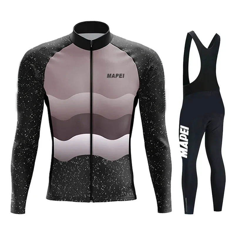 MAPEIcomparator-Ensembles de maillots de cyclisme respirants pour hommes, vêtements de vélo VTT, manches longues, Pro Team, printemps, nouveau