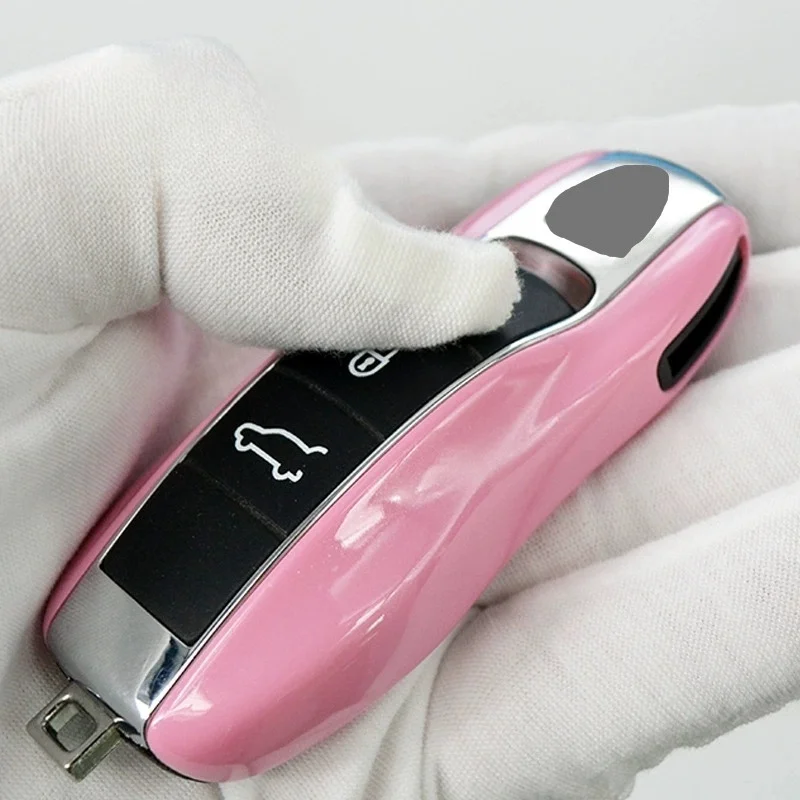2pc Car Remote Key Case cover chiave per Porsche Panamera Carman Macann Bobst Cayenne 911 970 981 991 92A 2017 accessori auto