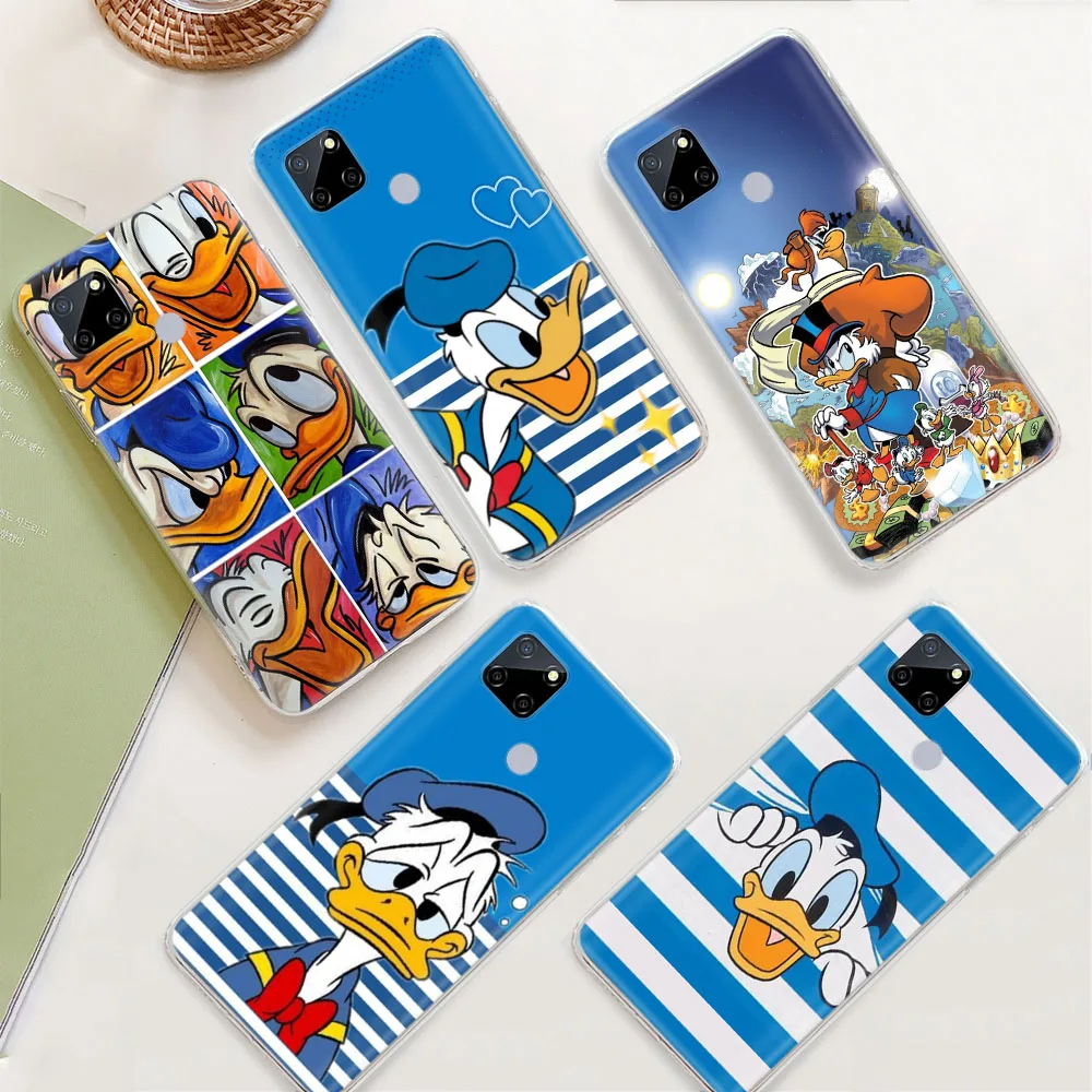 Cover for Motorola Moto Edge 20 Fusion E4 E5 Z2 Play GO G 5G Power G4 G6 Plus S30 Lite Soft Transparent Case ZR16 Donald Duck