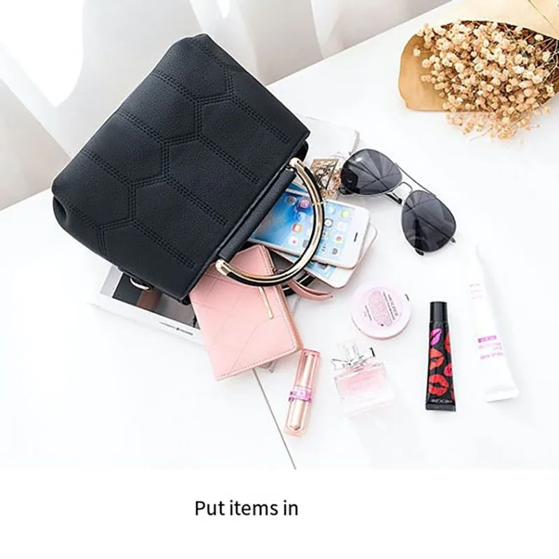 PU shoulder bag for women, crossbody bag, handbag, multi-pocket versatile small bag, new women's phone bag, water-resistant, lightweight, fashionable, casual soft leather bag