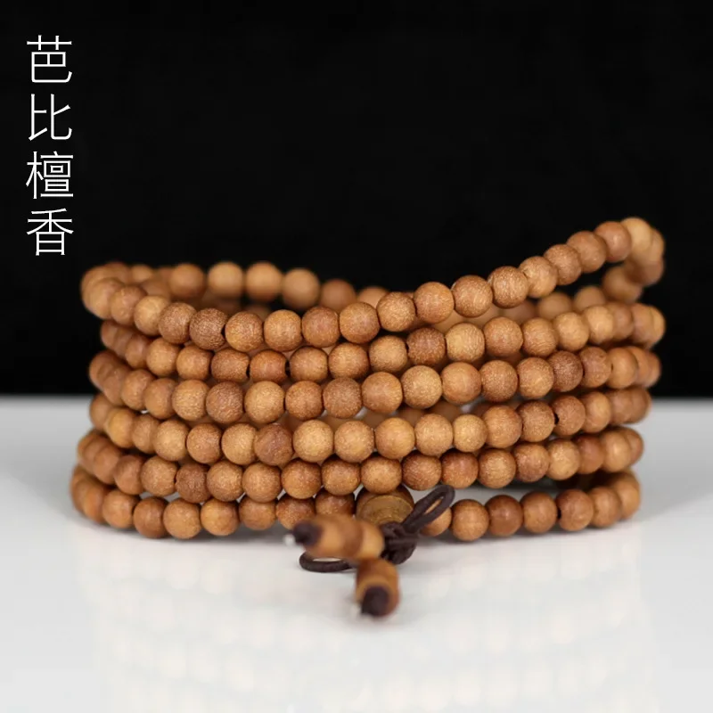 

Indonesia sandalwood 218 buddhist beads bracelet rosary beads oil wood hand string wooden crafts accessories manufacturers