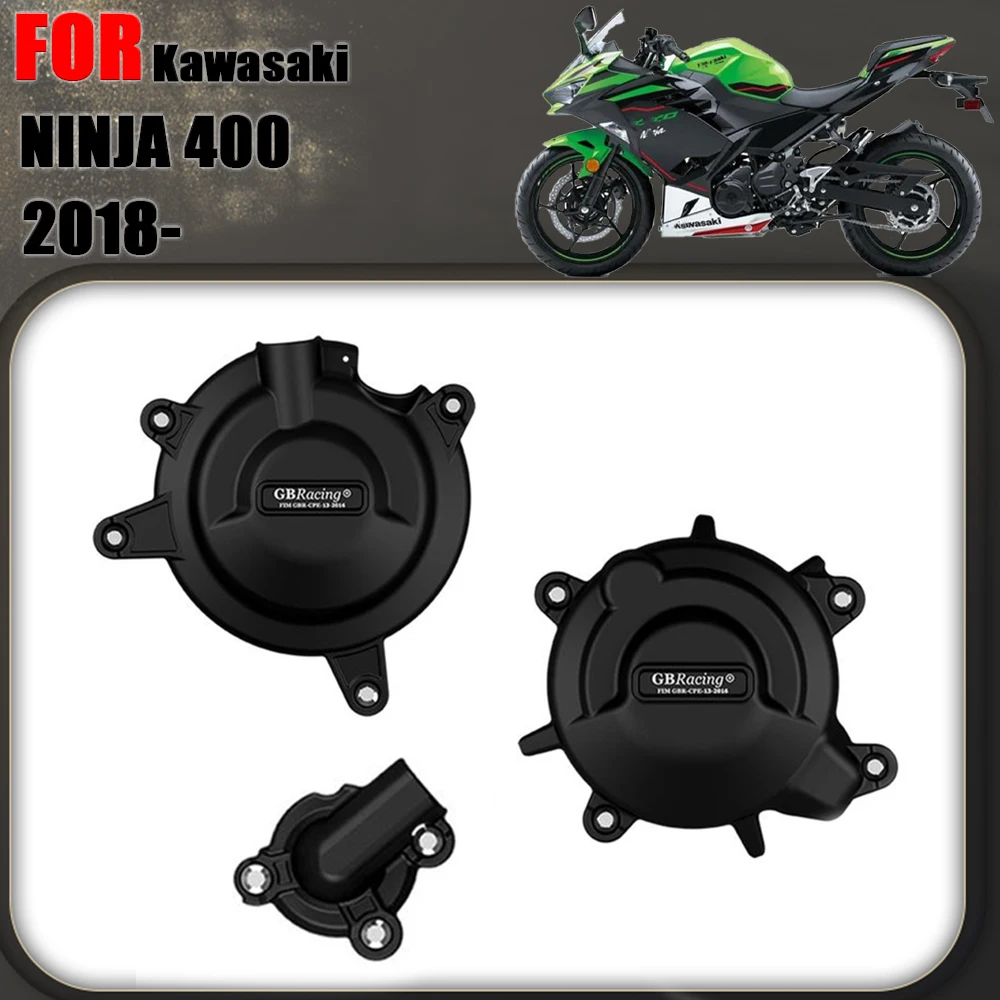 

Крышка двигателя мотоцикла Ninja400, защитный чехол для GB Racing For KAWASAKI Ninja400 Z400 2018-2022, защитные крышки двигателя