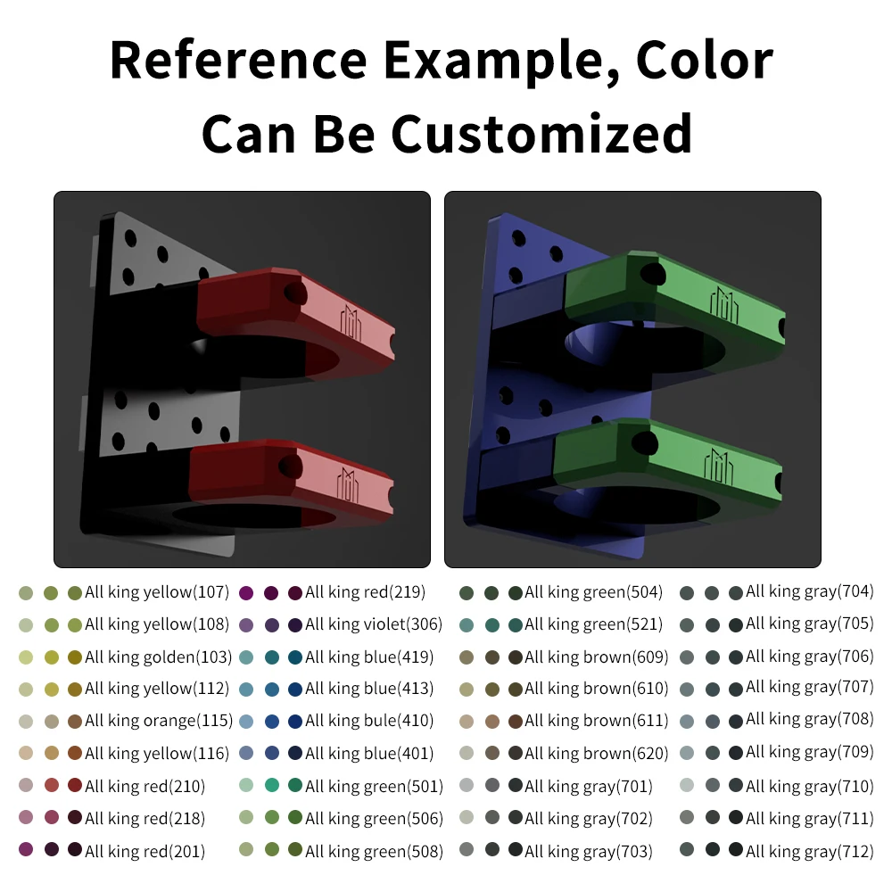 Pre-sale CNC Fill Metal Customizable Color For DIY Millennium Machines Milo v1.5 Metal Parts