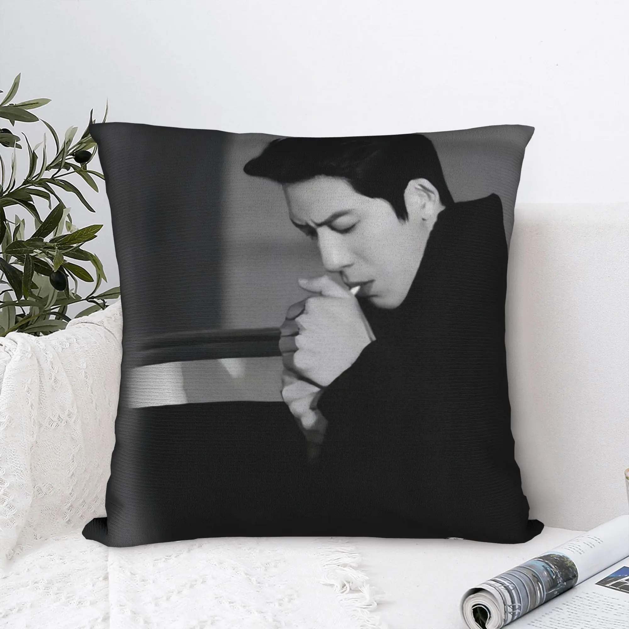 Early Spring Jing Boran Luan Nian Luke Pillowcase Soft Polyester Cushion Cover Decorations TV Pillow Case Cover Home Zipper
