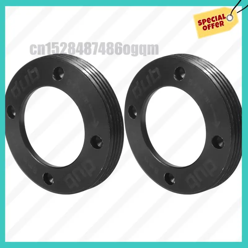 -ABJZ 2 قطعة غطاء ذراع كرنك متوافق مع نظام SRAM Dub، غطاء جانبي من سبائك الألومنيوم الأسود M18/M30 BB30 /Dub، غطاء تثبيت ذراع الساعد #6