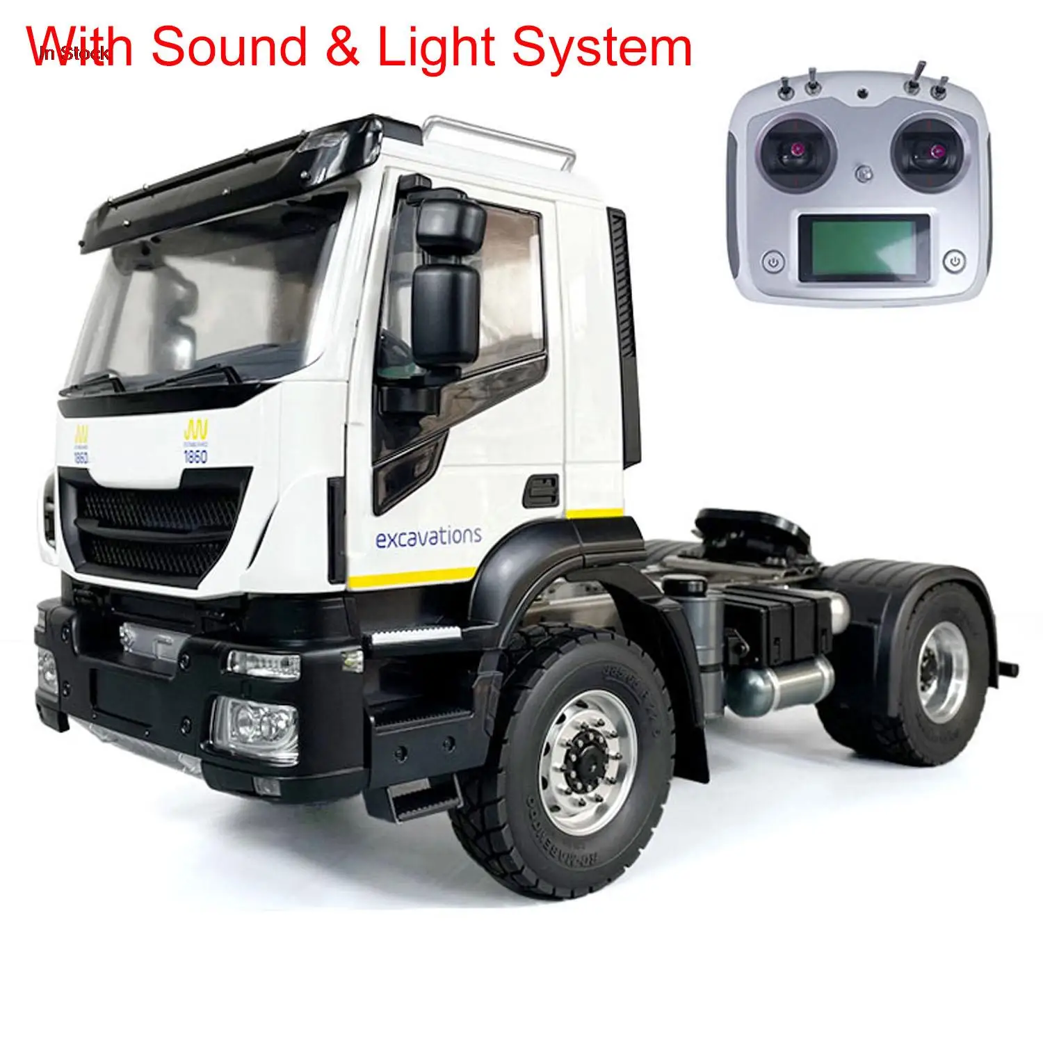 1/14 4x2 4X4 6X4 6X6 RC Tractor Truck Remote Control Car Sounds Lights 2-speed Transmission Vehicle Model Toys for Boys Adults