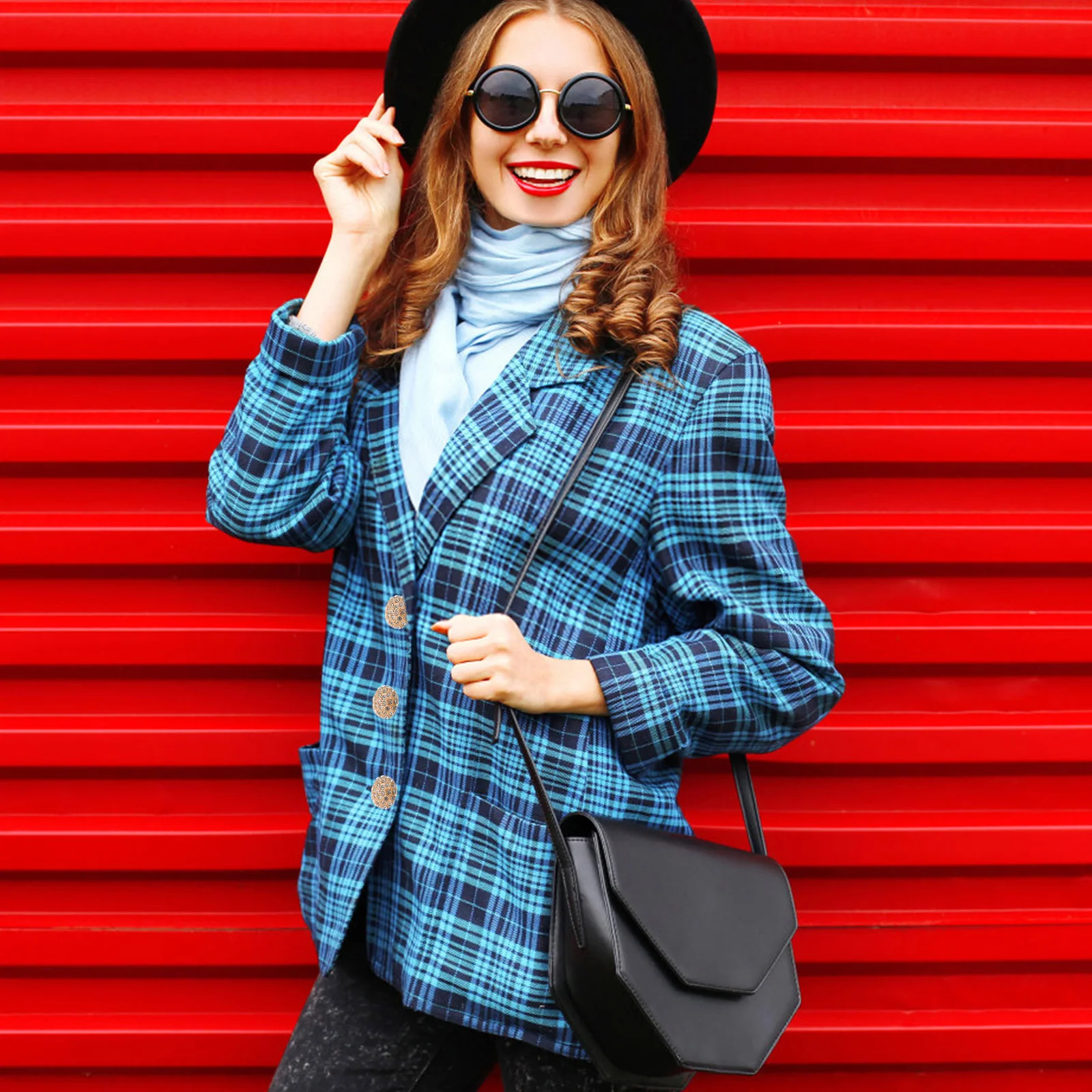 

3Pcs Rhinestone Coat Sewing Buttons Vintage Upholstery Crystal Decorative Buttons for Crafts Sofa Brooch Button