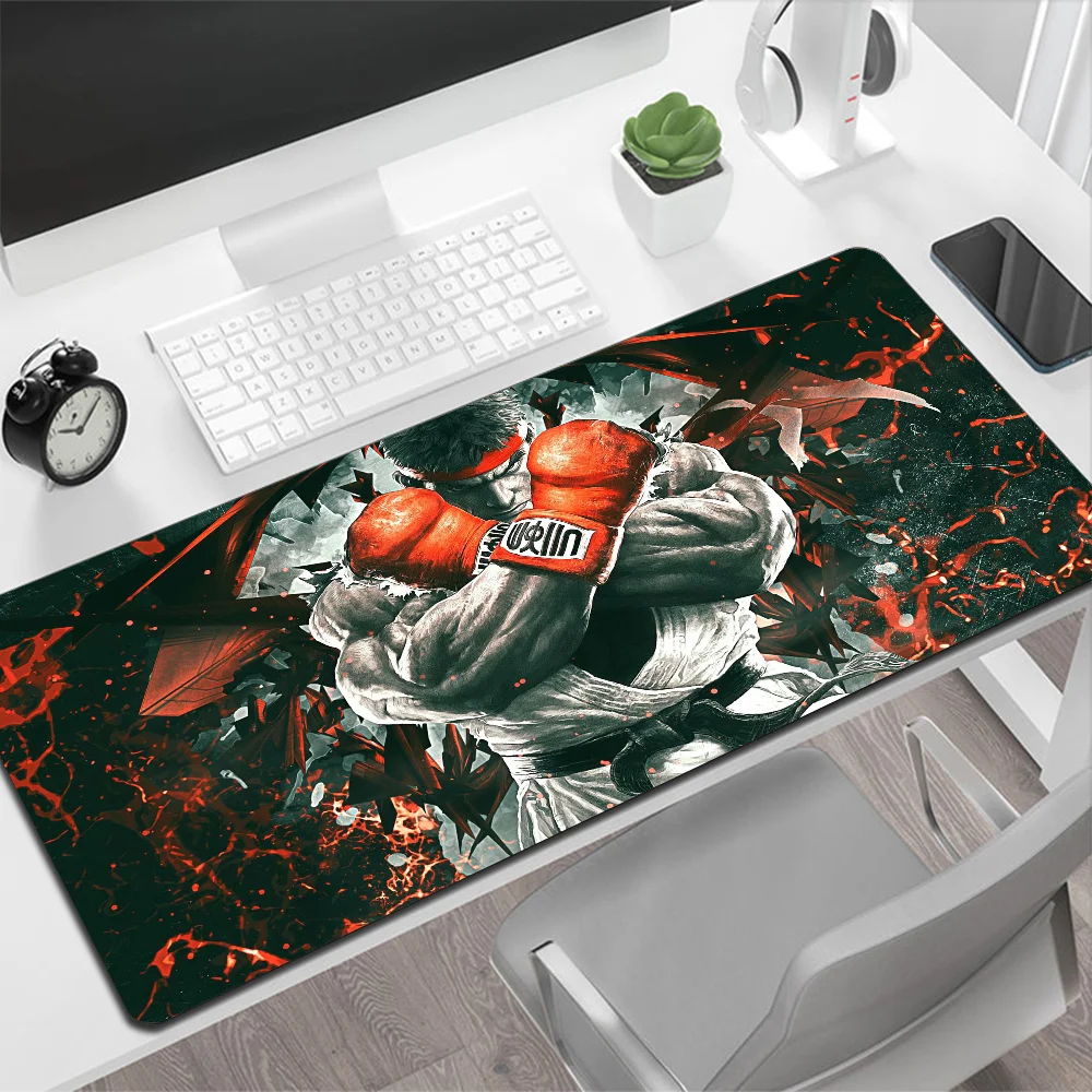 Street Fighter Large Mouse Pad Gaming Mouse Pad PC Gamer Computer Mouse Mat Big Mousepad XXL Carpet Keyboard Desk Mat Mause Pad