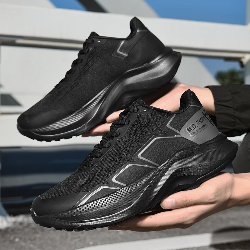 

Breathable Men Running Shoes Lace Up Men Sport Shoes Lightweight Comfortable Walking Sneakers Tennis Masculino Zapatillas Hombre