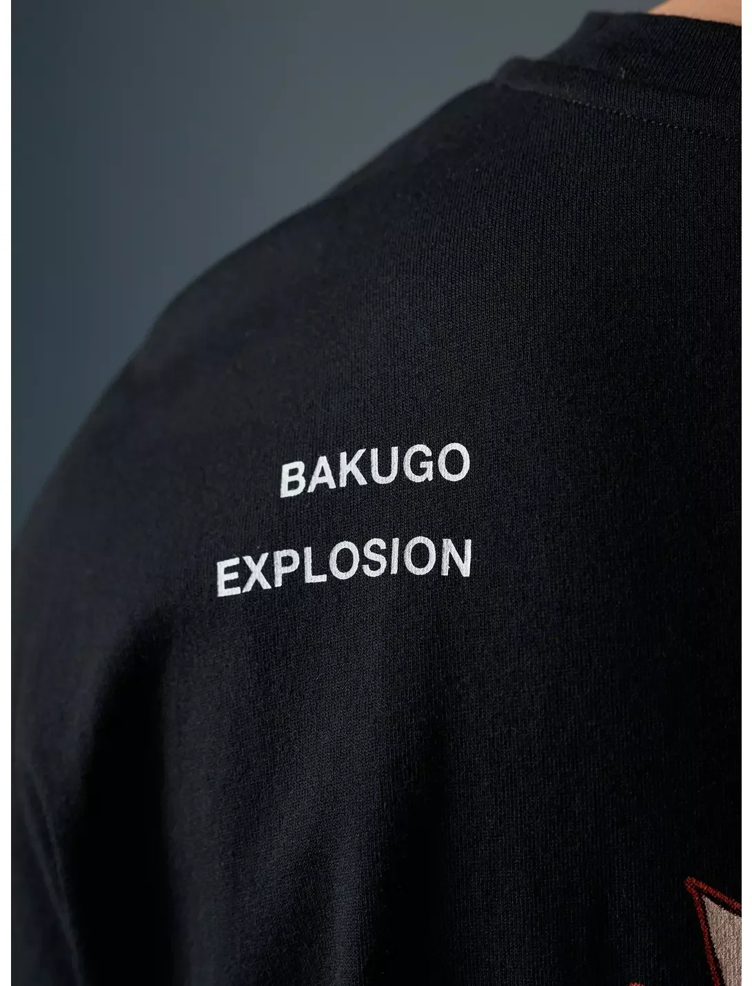2026 Mens Womens My Hero Academia Bakugo T Shirt, Black Orange Plus Ultra Graphic Casual Clothing for Street Wear view 3