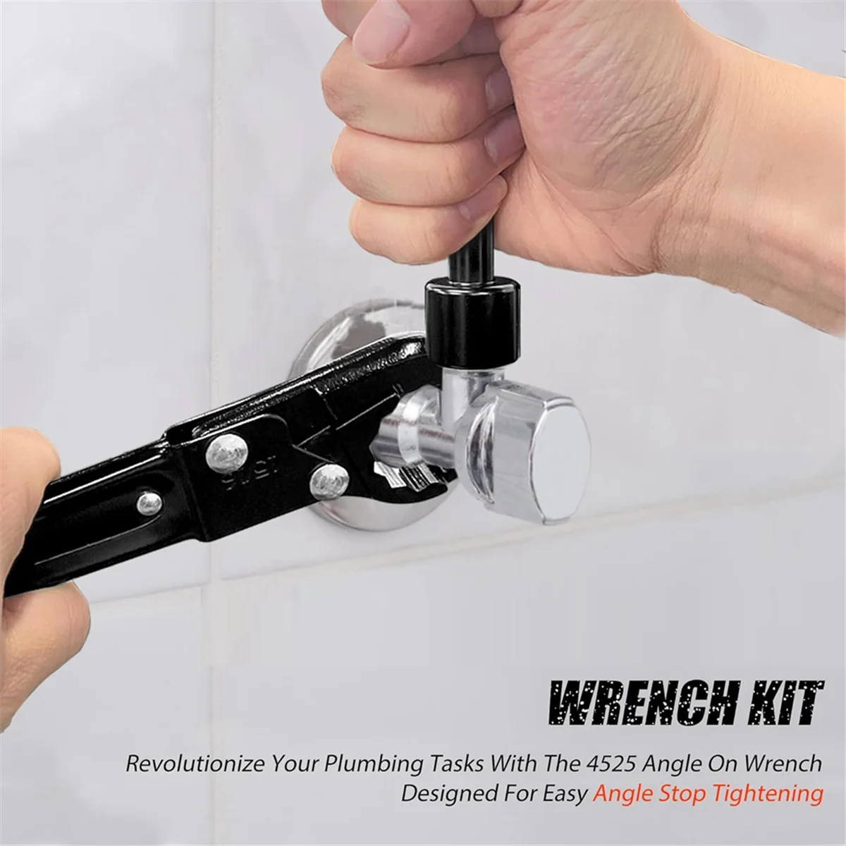 Plumbing Tools,Angle Stop Wrench for Easy Angle Stop&Supply Nut Installation-A Must-Have for Plumbers'Plumbing Tools 2PC