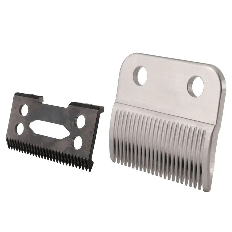 A23F-2X For Wahl Magic Clip Cord & Cordless Replacement Blade + Cutter Blade (Steel Blade)-Silver