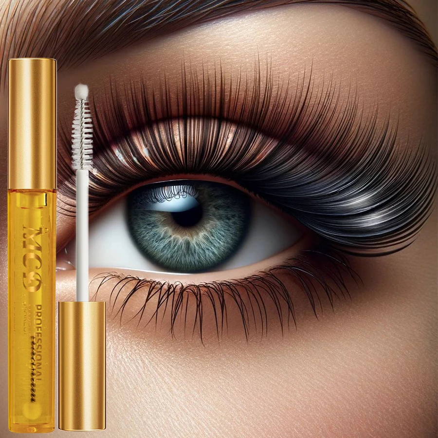 Transparentes, nährendes Wimpern- und Augenbrauenverstärker-Serum, natürliche Inhaltsstoffe für längere, würdige, dickere Wimpern-Make-up-Augengeschenke