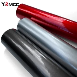 Car Wrap Vinyl Film Car Stickers Self Adhesive Gray Silver Red Glossy Films Anti Scratch Waterproof Sticker for Auto Accessories
