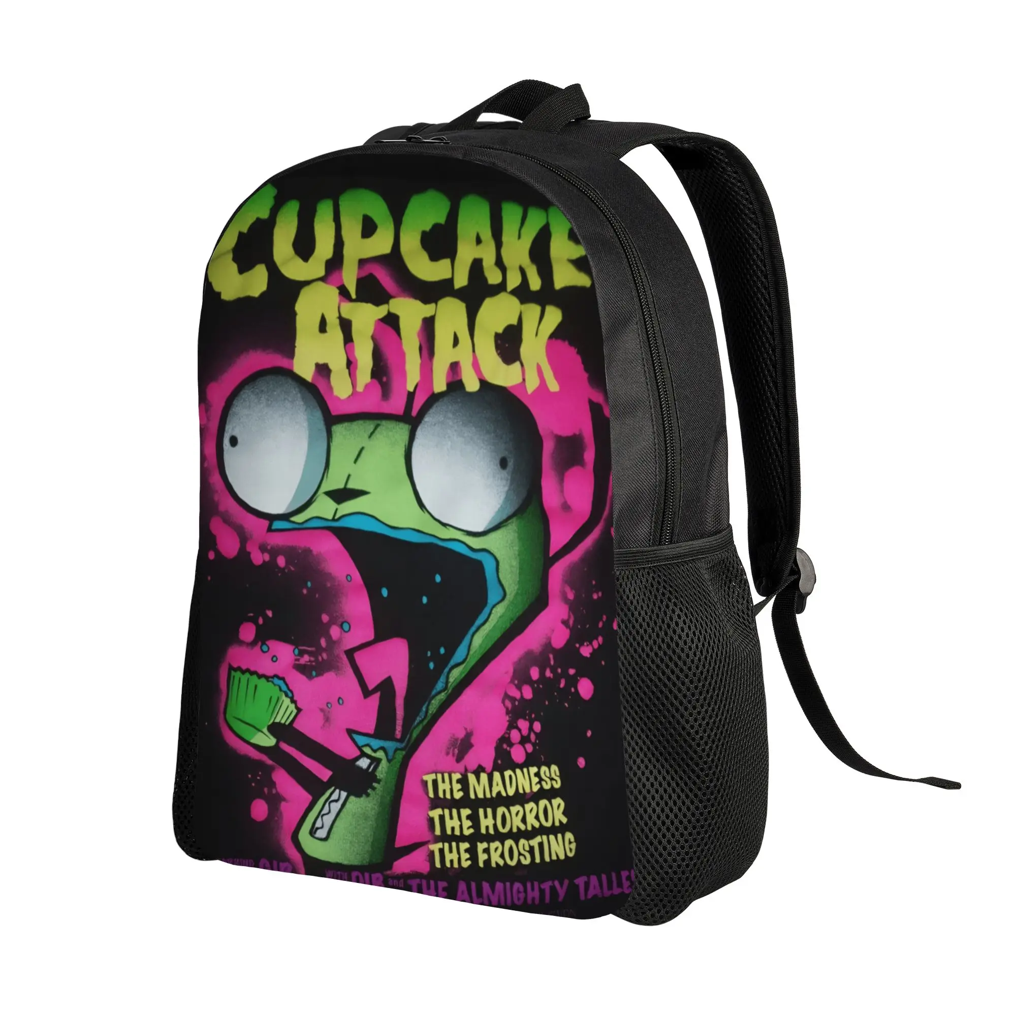 Invaders Zims  Backpack  Cycling Backpacks Girl Design Large High School Bags Kawaii Rucksack