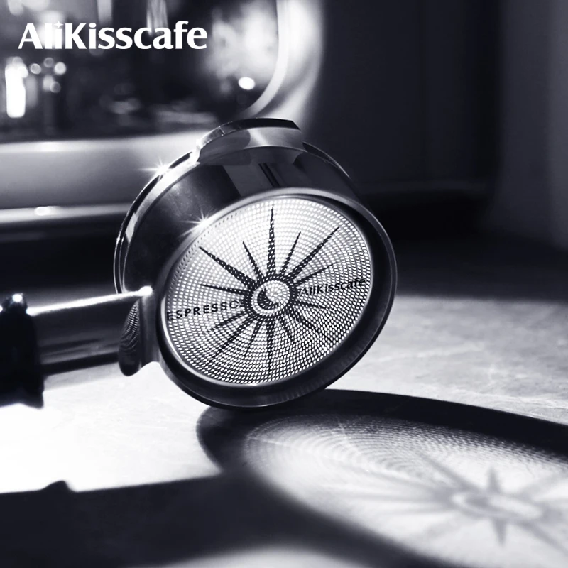 AliKisscafe 58.5 مللي متر سلة المرشح القهوة الدقة ل E61 غاغيا 58 مللي متر Portafilter ماكينة إسبريسو اكسسوارات أدوات باريستا #1