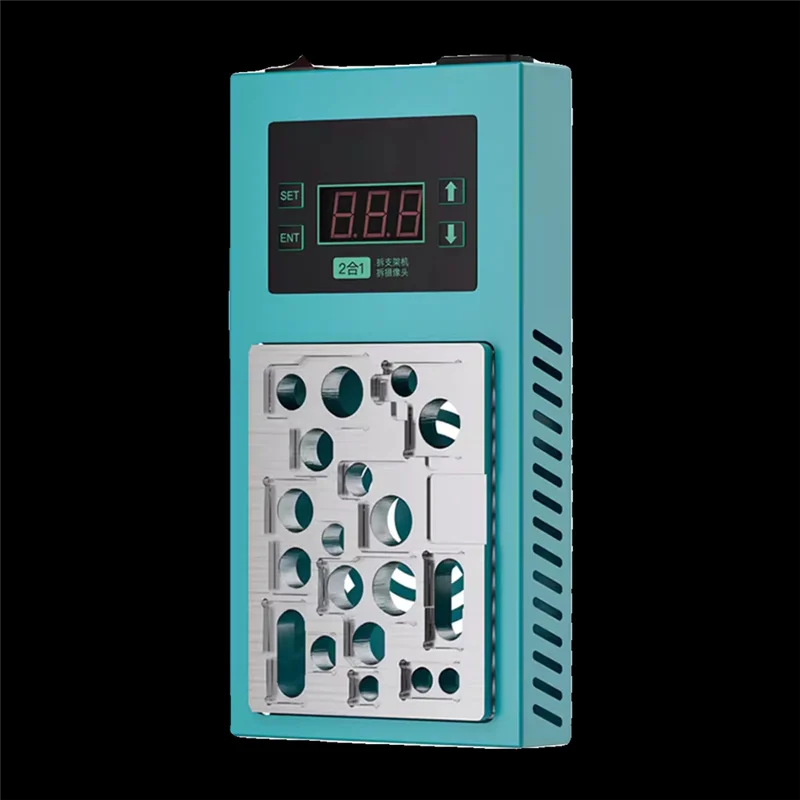 HRBAJ-Per Iphone 7 ~ 14 Pro Max Strumento di riparazione pre-riscaldamento per la smontaggio della fotocamera anteriore/posteriore Rimozione del telaio centrale Piattaforma di riscaldamento