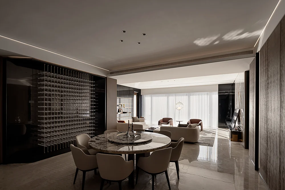 Sanhai Light تصميم داخلي خطة أرضية ثلاثية الأبعاد ماكس تقديم مشروع تخطيط شقة منزل عصري حل منزلي مكرر #5