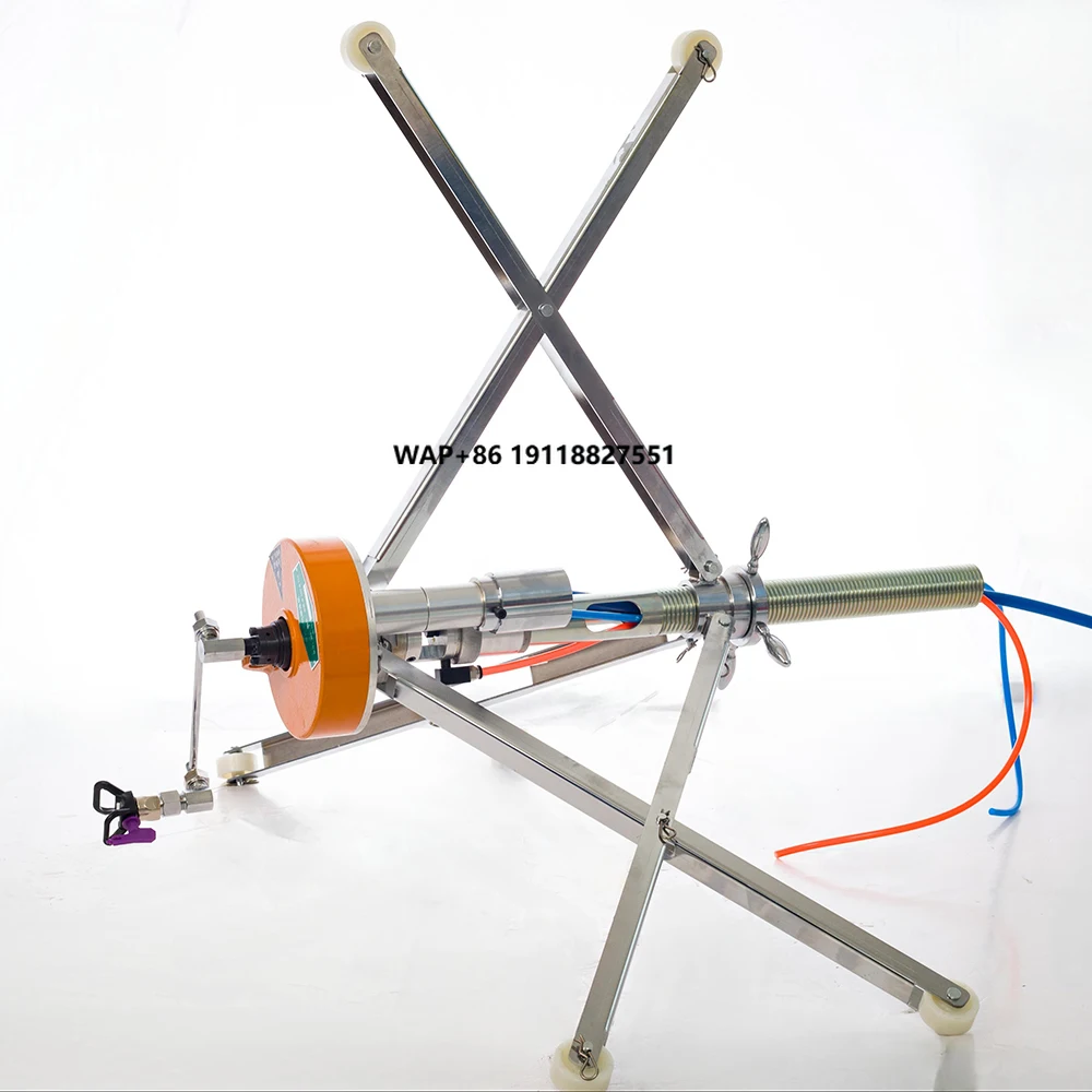 

300-1800mm Airless Spray Putty Machine PT-3 Internal Pipe Coating Tools for Paint Sprayer Internal