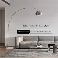 Italian High-end Marble Designer Simple Atmosphere Parabola Next To The Living Room Sofa Light Luxury Floor Lamps Standing Lamps