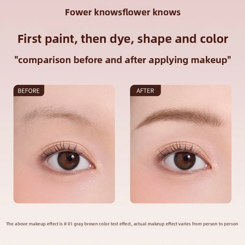 FLOWER KNOWS THE SWEETIE BEAR COLLECTION DUAL-ENDED Brow Gel&Pencil Waterproof Eyebrow Tint Enhancers Tattoo