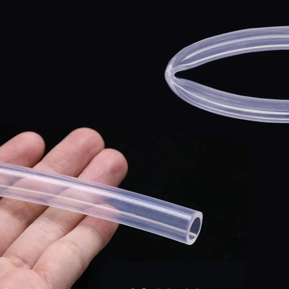 Tube flexible en silicone transparent, tuyau de qualité alimentaire, température 02/10/2018, non CUCUT, ID 8, 7, 6, 5, 4, 3, 2.5, 2, 1, 0.5mm, 1m, 5m