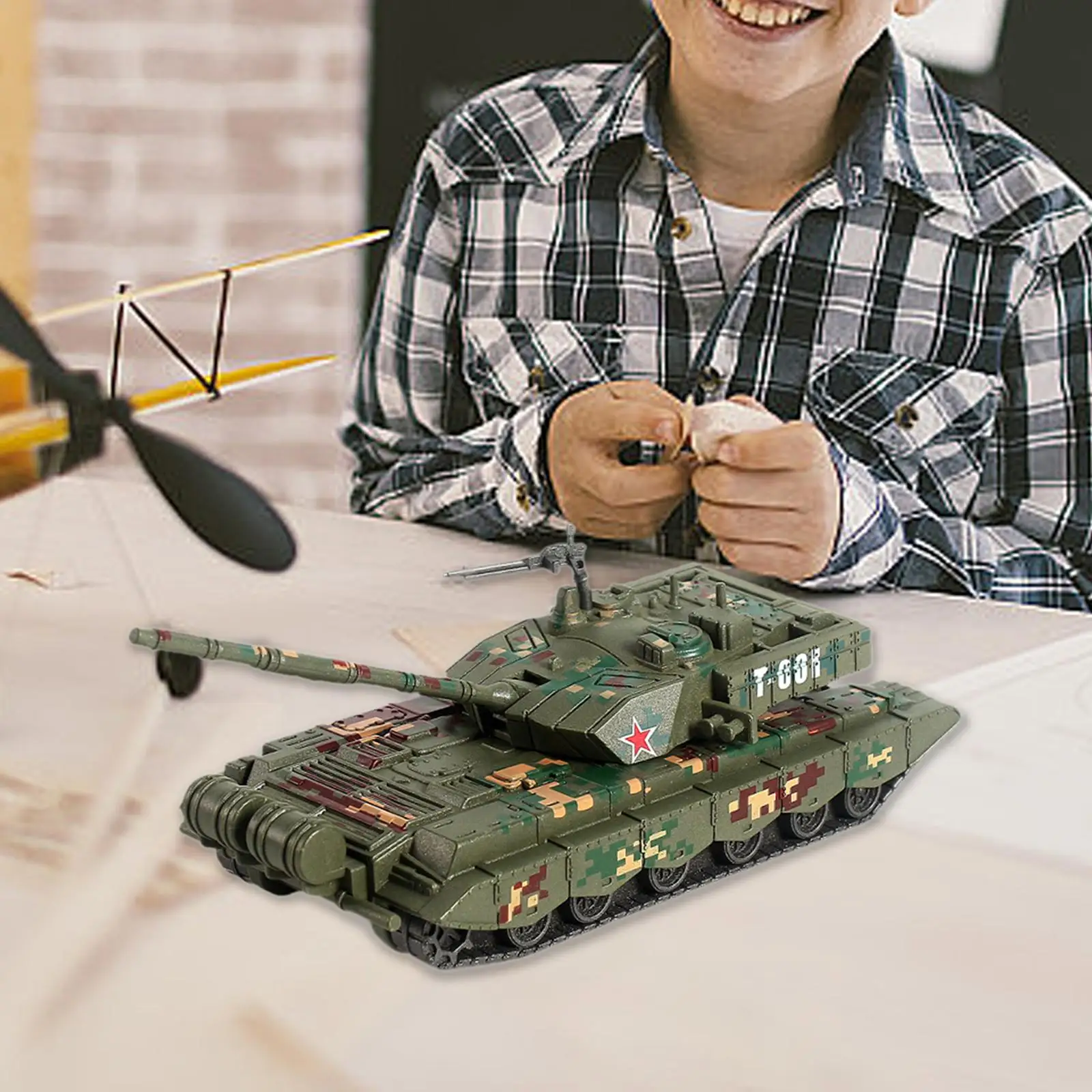 Modelo de construção de tanque em miniatura de lembrança em escala 1/72 para adultos coleção estilo A