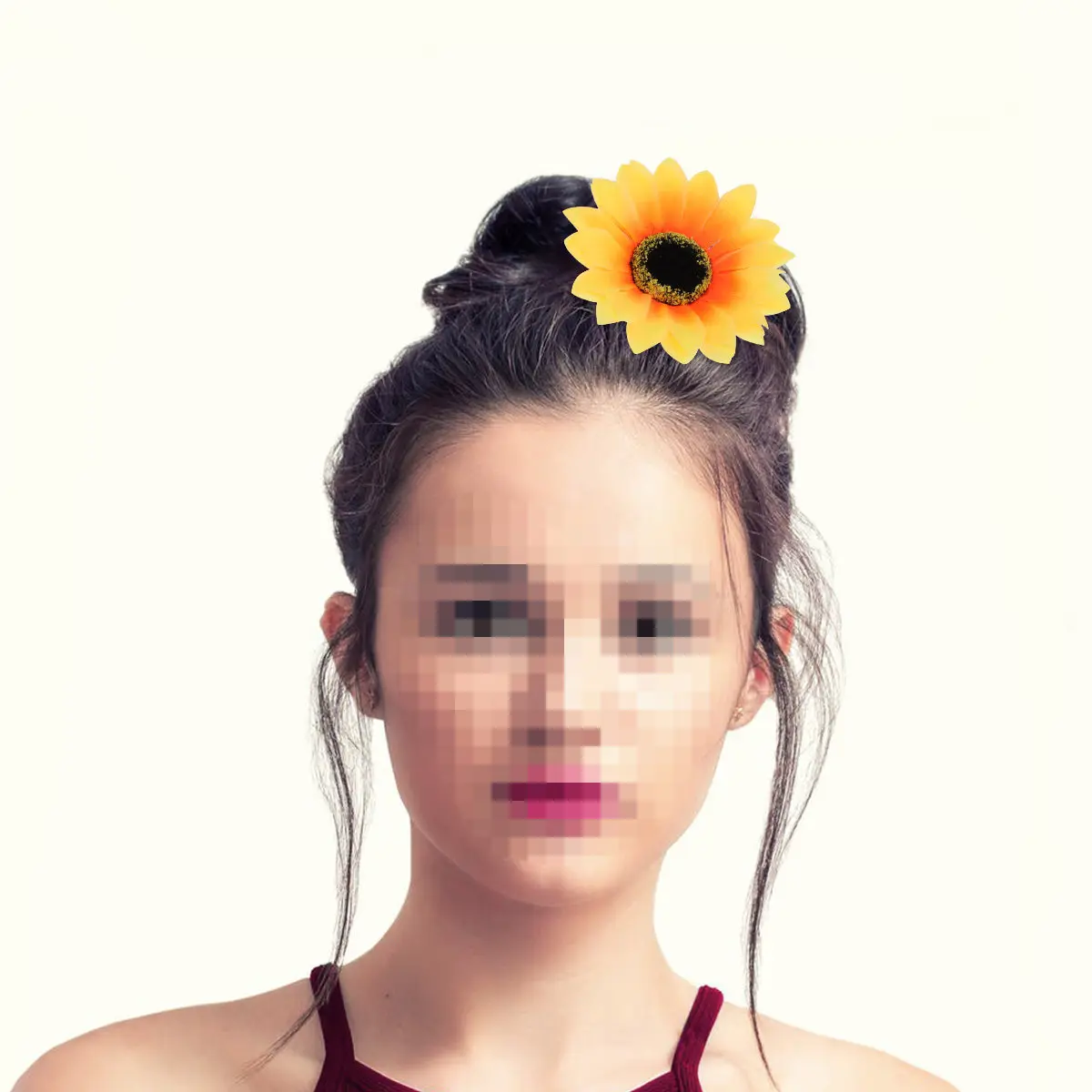 

8Pcs Simulation Sunflower Hair Clip Flower Hairpin for Summer Party Beach Accessories Lightweight Comfortable