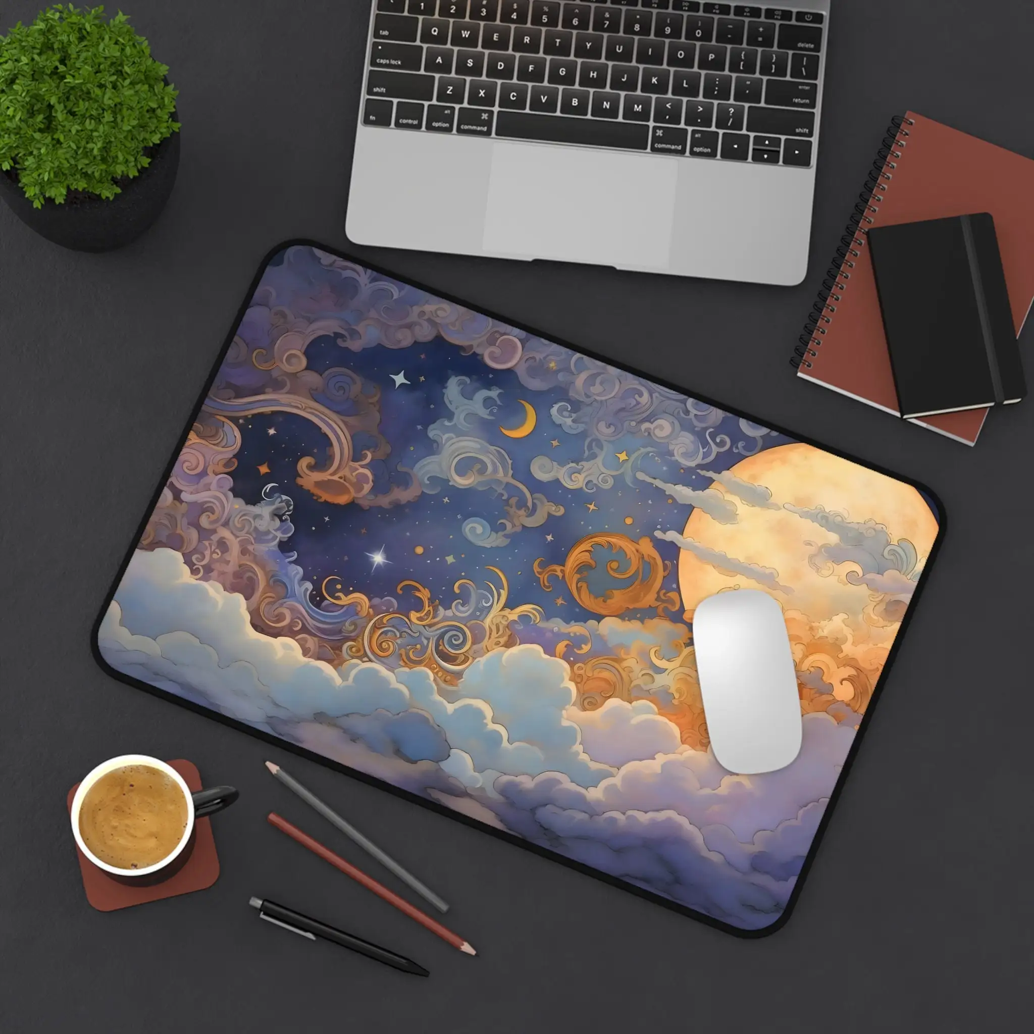 

Cloud Night Anime Mouse Pad, XXL Non-slip Waterproof Gaming Mouse Pad, Game Desk Decorative Pad, Perfect Gift for Friends