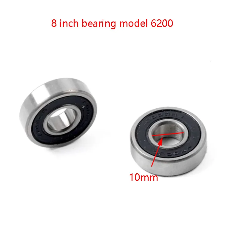 For 10 Inch 8 intch Wheels Rims Tires Tubes Motorcycle Parts Wheel Axle Front 10X100mm 10X160MM Electric Scooter