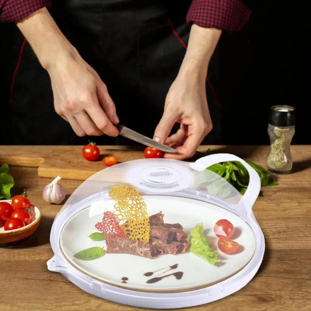 

Крышки для микроволновой печи, термостойкие, многоразовые, из полипропилена, для защиты тарелок при приготовлении еды дома